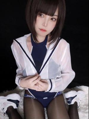 蜜汁猫裘 - 水着 JK Swim suit_34