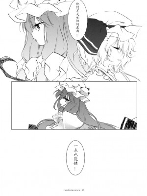 [绯色汉化组] (例大祭6) [FRAC (みつき)] レミニセンス (東方Project)_32