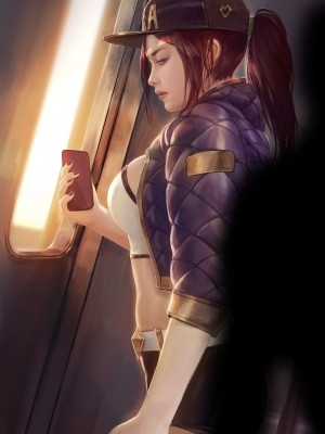 [Firolian] In the subway - KDA Akali -_102